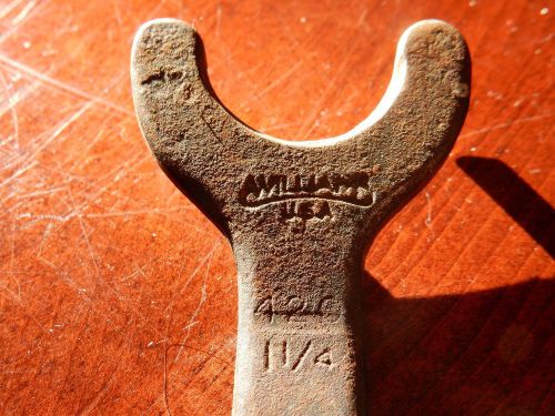 J.H. Williams &amp; Co. made 1-1/4&#034; FACE PIN SPANNER WRENCH, No.420