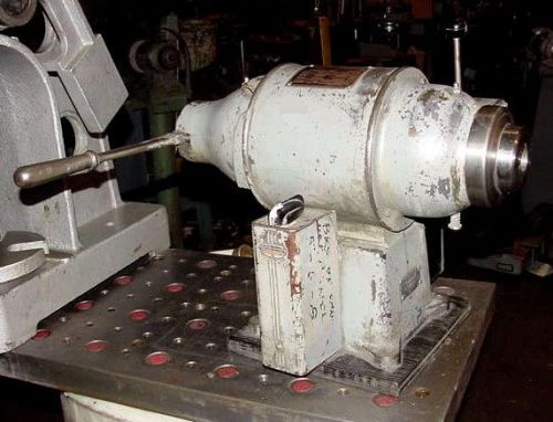 0.5hp  schauer na10 speed lathe, lever operated collet closer for sale