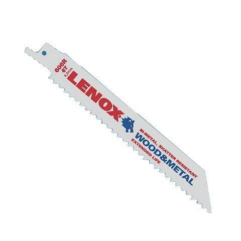 6&#034; X 6-Tooth Wood  &amp; Plastic Cutting Reciprocating Saw Blade (Pack of 5)