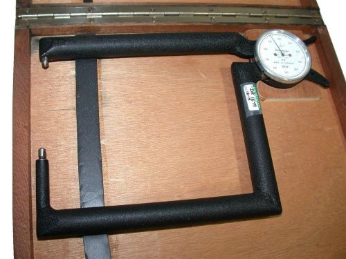 DYER QUICKTEST SCHNELLTASTER 3&#034; TO 4&#034; DIAL CALIPER W/ CASE NR377K CALIBRATED