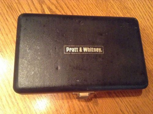 Pratt &amp; Whitney model 399 dial indicator in case. Made in USA .001-.200