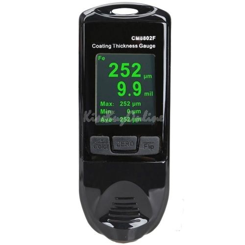 K1bo f type flip lcd paint coating thickness gauge meter tester cm8802f for sale