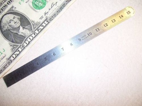 Rule / scale, s.s.  6&#034; long, with 1/2 mm graduation usa for sale