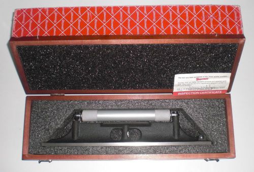 12&#034; starrett 98z-12 precision machinist level w/ wood case, 50444, excellent for sale