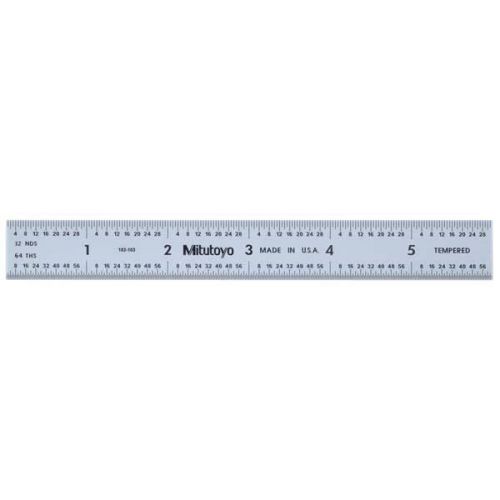 Mitutoyo 182-165 flexible steel rule - length: 6&#034; for sale