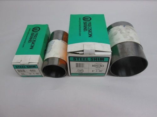 Lot 2 new precision assorted 16530 16450 steel shim 0.010 0.015 6x100in d289845 for sale