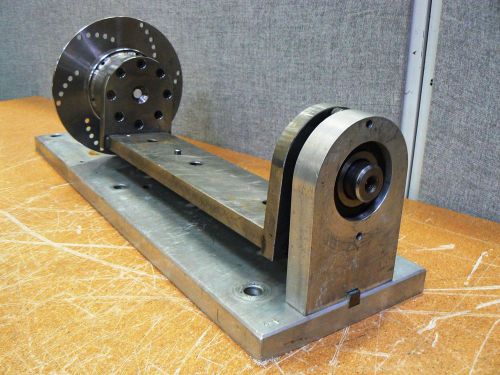 Trunnion table for Haas 4th axis 5C rotary indexer table, fits Haas 5c indexer