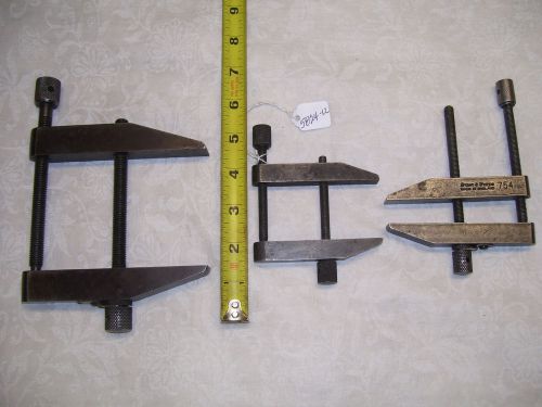 Parallel Clamps, (3) Machinist Parallel Clamps (2) are Brown &amp; Sharpe , USA