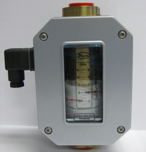 Dwyer series hfo-22315 meter  --  in-line flow alarm, 2-15 gpm  --  new in box for sale