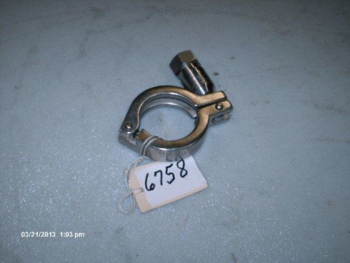 Tri-clover s/s sanitary hd flange clamp 1-1/2&#034; lot of 5 (new) for sale