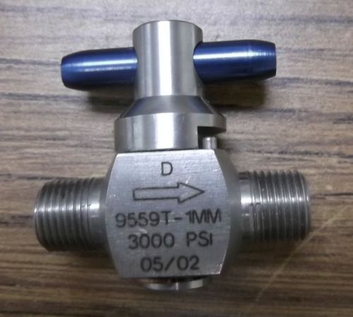 Circle seal 9500 series shutoff valve 9559t-1mm 3000 psi for sale