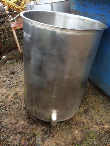 120 gallon open top stainless steel tank for sale