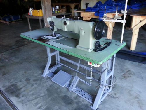 Adler 220 20&#034; double needle long arm sewing machine for sale