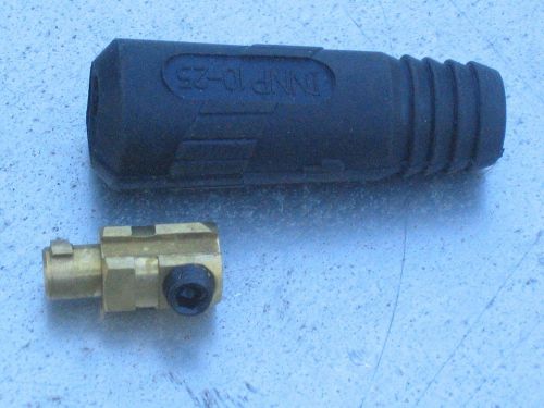 QUICK CONNECT DINSE PLUG  9MM DIAMETER MALE POST