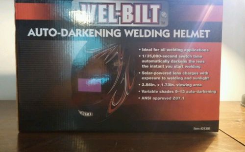 Well-bilt welding helmet, bsx jacket, gloves and cap set for sale