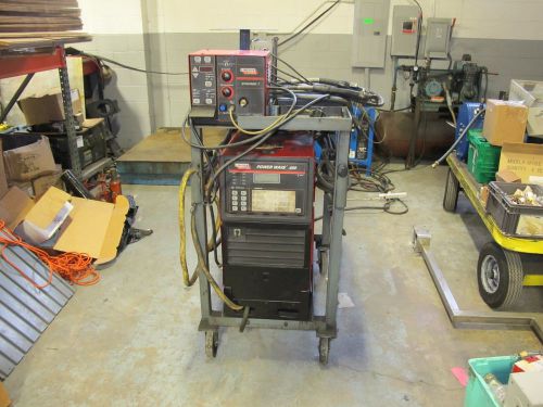 Lincoln electric power wave 450 &amp; synergic 7 wire feed for sale