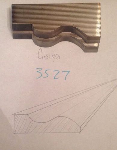 Lot 3527 Casing Moulding Weinig / WKW Corrugated Knives Shaper Moulder