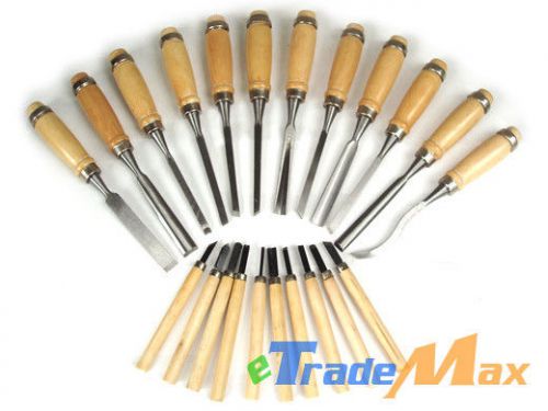 22 pcs professional wood carving hand chisel tool set for sale
