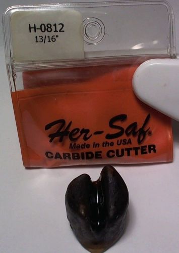 HER-SAF HS-812 13/16 NEW IN PACKAGE Carbide Cutter Router Bit NIB