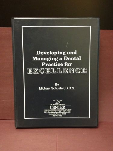 Developing and Managing a Dental Practice, Dr. Michael Schuster DDS, Dental bur