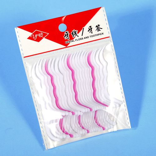 25pcs tooth brushpick teeth pick brush flosser dental oral care floss new yh2 for sale