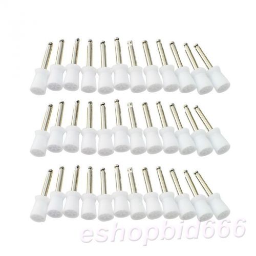 2015 white 100 pcs dental polishing polish prophy cup brush 6 webbed latch type for sale