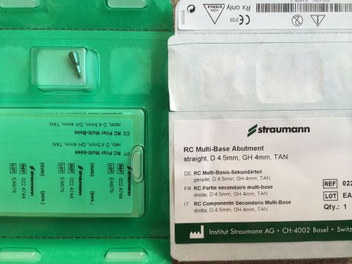Straumann NC Multi-base abutment, Straight, D 3.5mm, GH 4mm &amp; D4.5mm, GH1mm