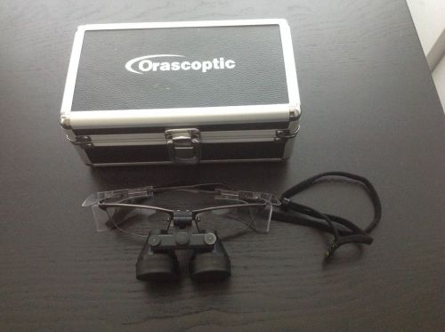 Orascoptic flip-up 2.0x dental surgical medical loupes for sale