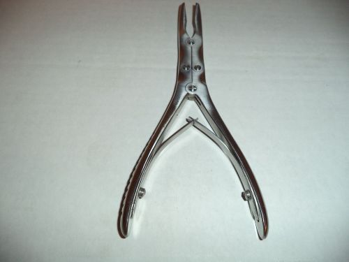 Ruskin Bone Rongeur 7&#034; SLIGHT ANGLED JAW Orthopedic ENT Surgical Instruments