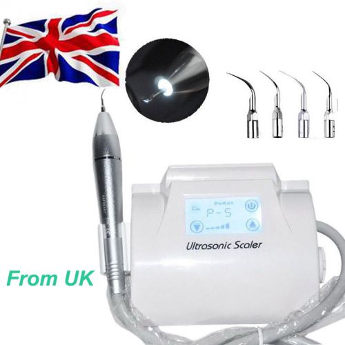 Dental Ultrasonic Piezo Scaler  Fiber optic LED light scaling handpiece-From UK