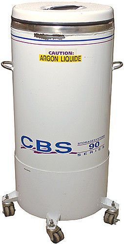 Cryofab CBS-90 Series Cryogenic Portable Liquid Argon Storage Cryo Dewar