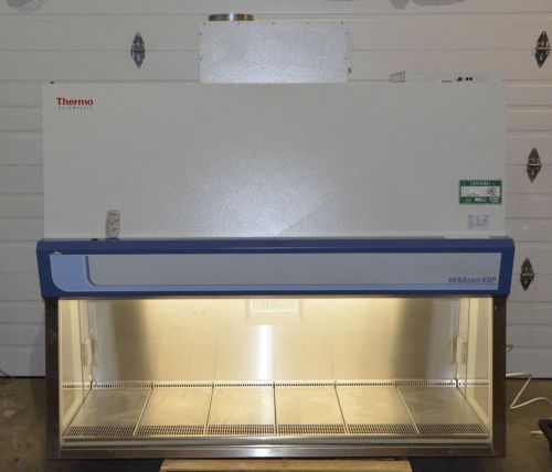 Thermo scientific herasafe ksp 18 class ii biological safety cabinet w/ base for sale