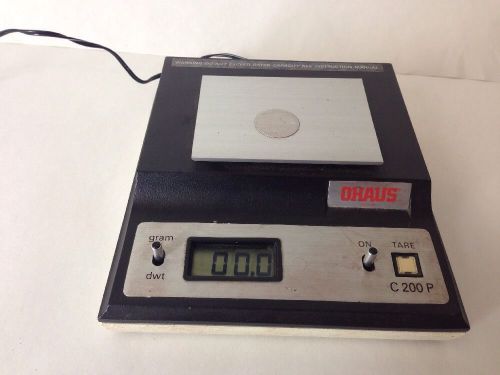 Very RARE And Vintage OHAUS C200p Balance Electronic Scale