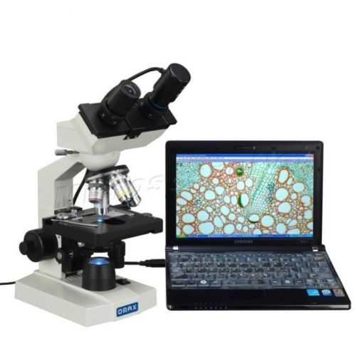 40X-1600X Digital Compound Biological Binocular Microscope +LED Illumination