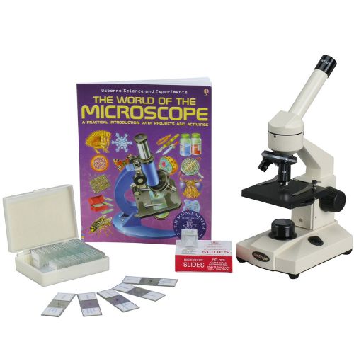 40X-1000X Student Biological Compound Microscope Turn Key Package