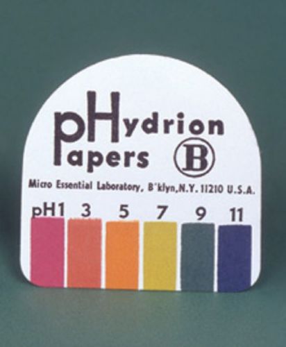 Hydrion B PH Paper odd PH range 1-3-5-7-9-11