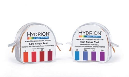 Hydrion Water Hardness Testing Kit w/Dispenser and Case
