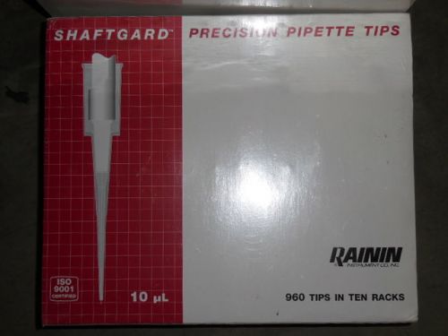 Rainin pipette tips, aerosol resistant 10ul red  rt-10gf (4 boxes/lot) for sale