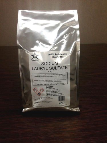 Sodium lauryl sulfate usp/kosher 15 lb. pack w/ free shipping!! for sale