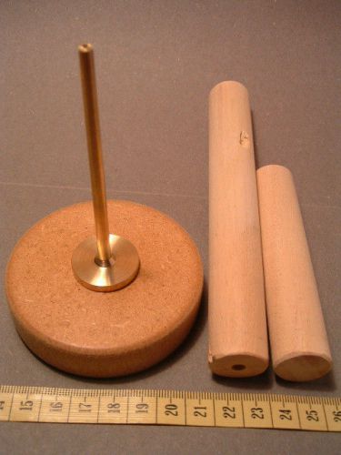 Pyro rocket tooling set Precision Brass 1ins. with two rammers