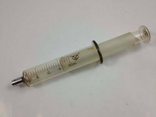 Vintage 20 ML Glass Syringe ~ #125 ~ Never Used