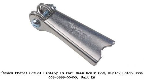 Acco 5/8in acoy kuplex latch asse 009-5999-00405, unit ea lab safety unit for sale