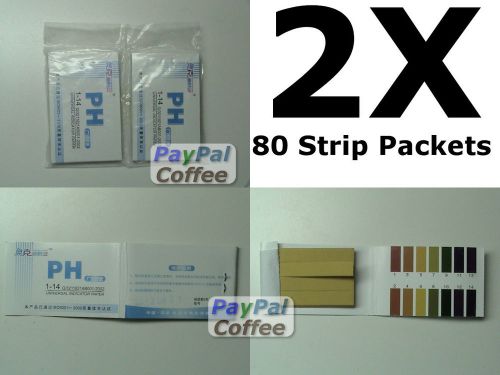 Universal 160 Full Range 1-14 pH Test Paper Strips Litmus Test Kit Urine Saliva