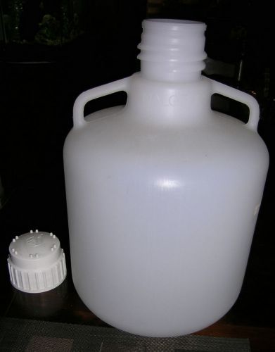 Nalgene carboy, plastic vessel for 15 liters for sale