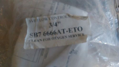 Svf flow controls sb7 6666-at-eto 3/4&#034; high purity ball valve for sale