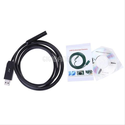 #gib 4 LED USB 2M Waterproof Borescope Endoscope Inspection Snake Tube Camera