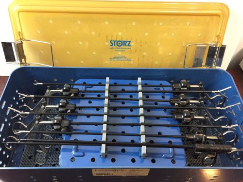 9-piece Stryker set with Storz Tray Re-Usable Laparoscopic Set 5mm x 33cm