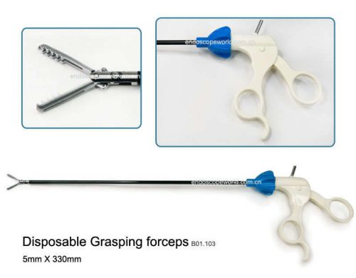 Disposable Grasping Forceps 5X330mm Laparoscopy