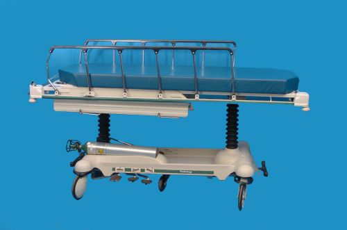 Stryker 721 transport stretcher w/ size e oxygen tank for sale