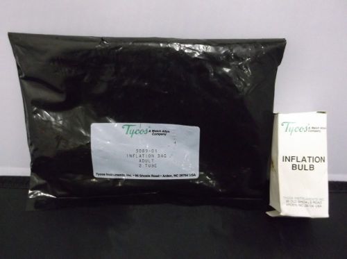 Tycos Welch Allyn NEW Inflation Bag 5089-01 &amp; Inflation Bulb 5086-01